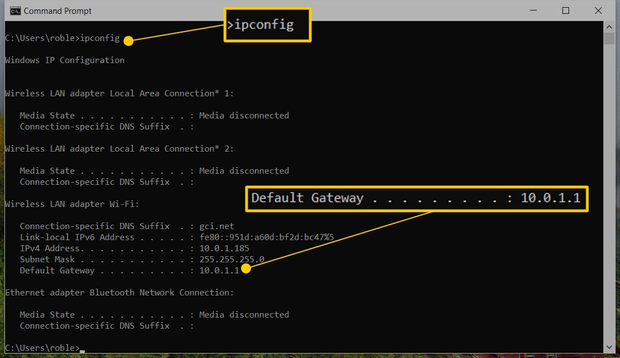 How to Find Router’s IP Address on Windows