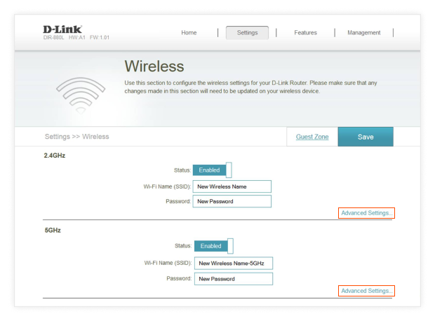 You should see an option called Channel (D-Link)