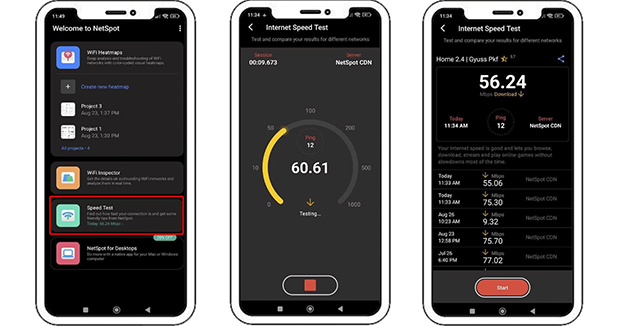 NetSpot για Android NetSpot για Android