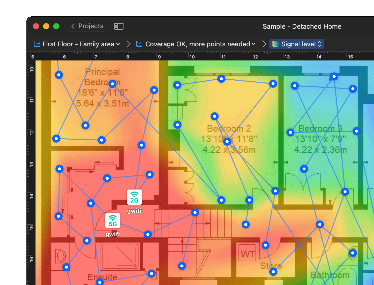 NetSpot Best WiFi HeatMap Software Windows Mac Free Try 