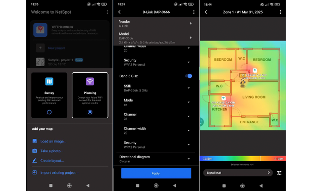 NetSpot for Android (Planning Mode) NetSpot for Android (Planning Mode)