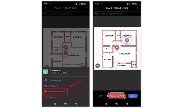 Position Your Access Point Android