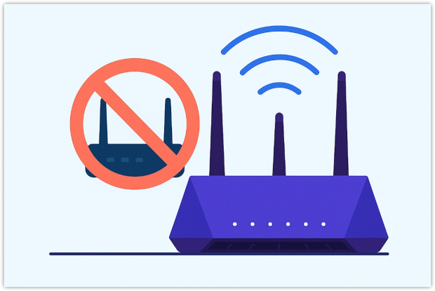 Overloaded or outdated router