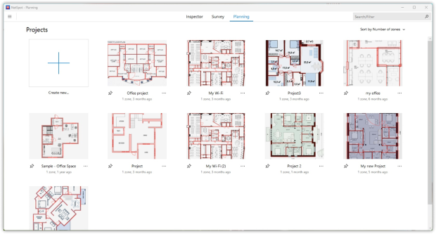 NetSpot Planning Mode — new project NetSpot Planning Mode — new project