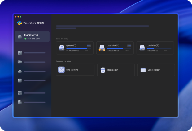Tenorshare 4DDiG pour Mac