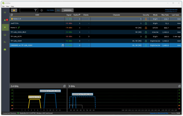 MetaGeek 的 inSSIDer