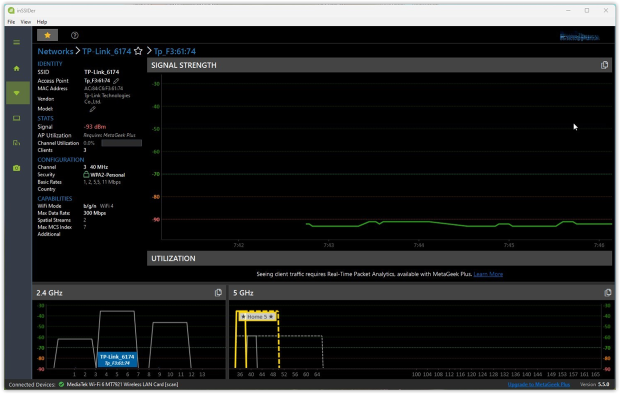 MetaGeek 的 inSSIDer