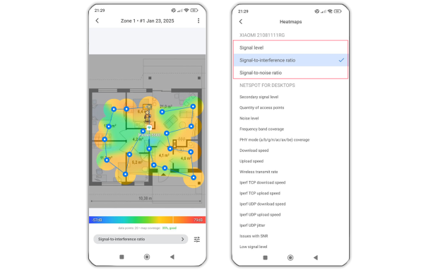 Android에서 Wi-Fi 히트맵