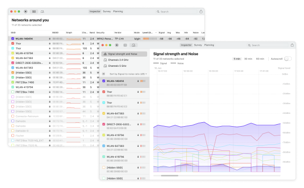 NetSpot Inspector Mode