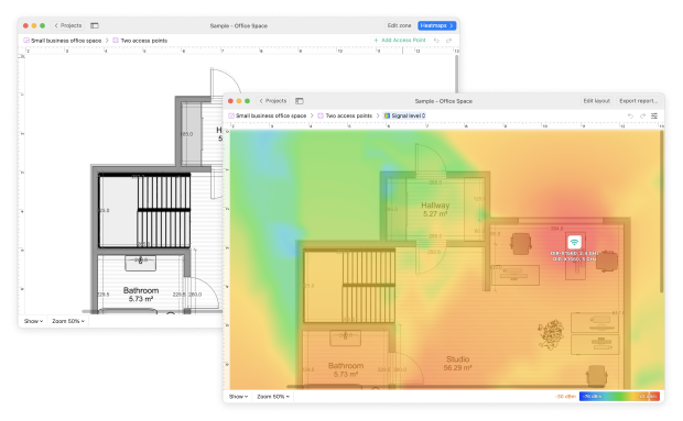 NetSpot Planning Mode