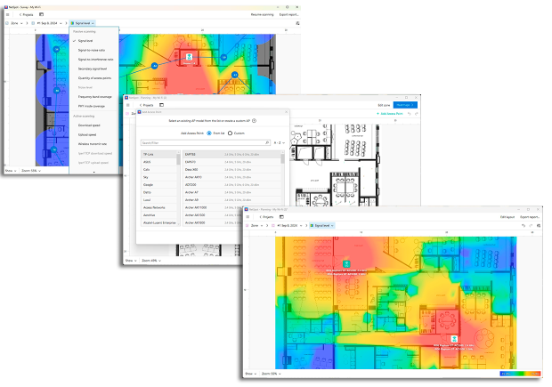 NetSpot — 规划模式