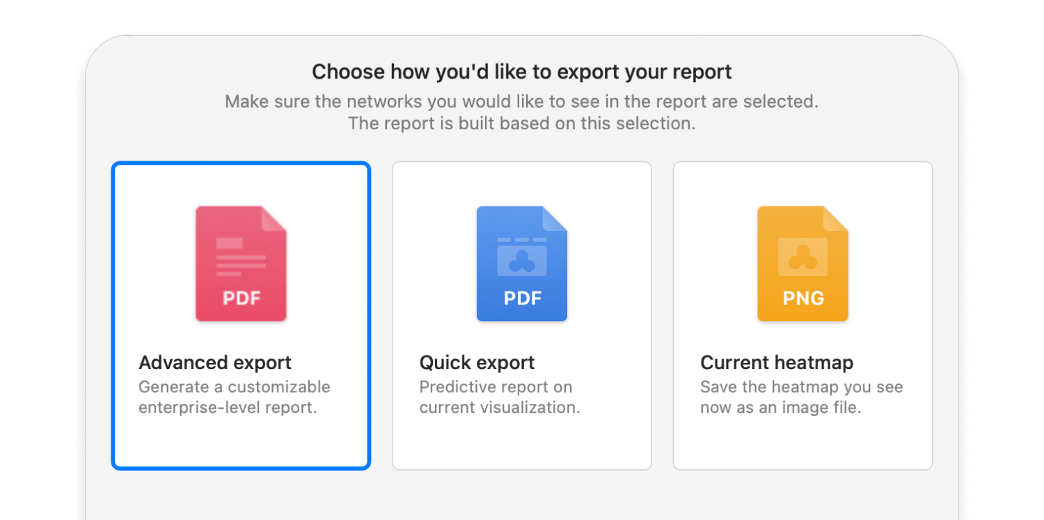 Export your design
