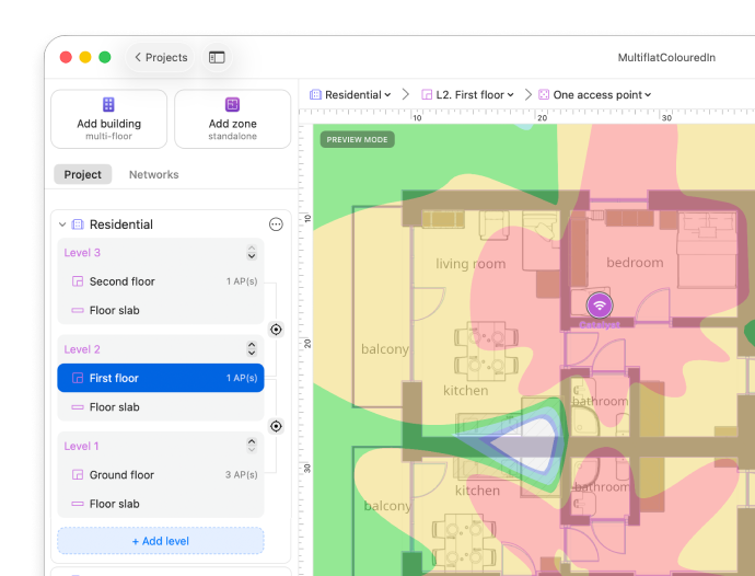 Real-time preview