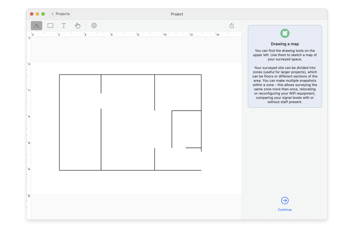 Drawing a map